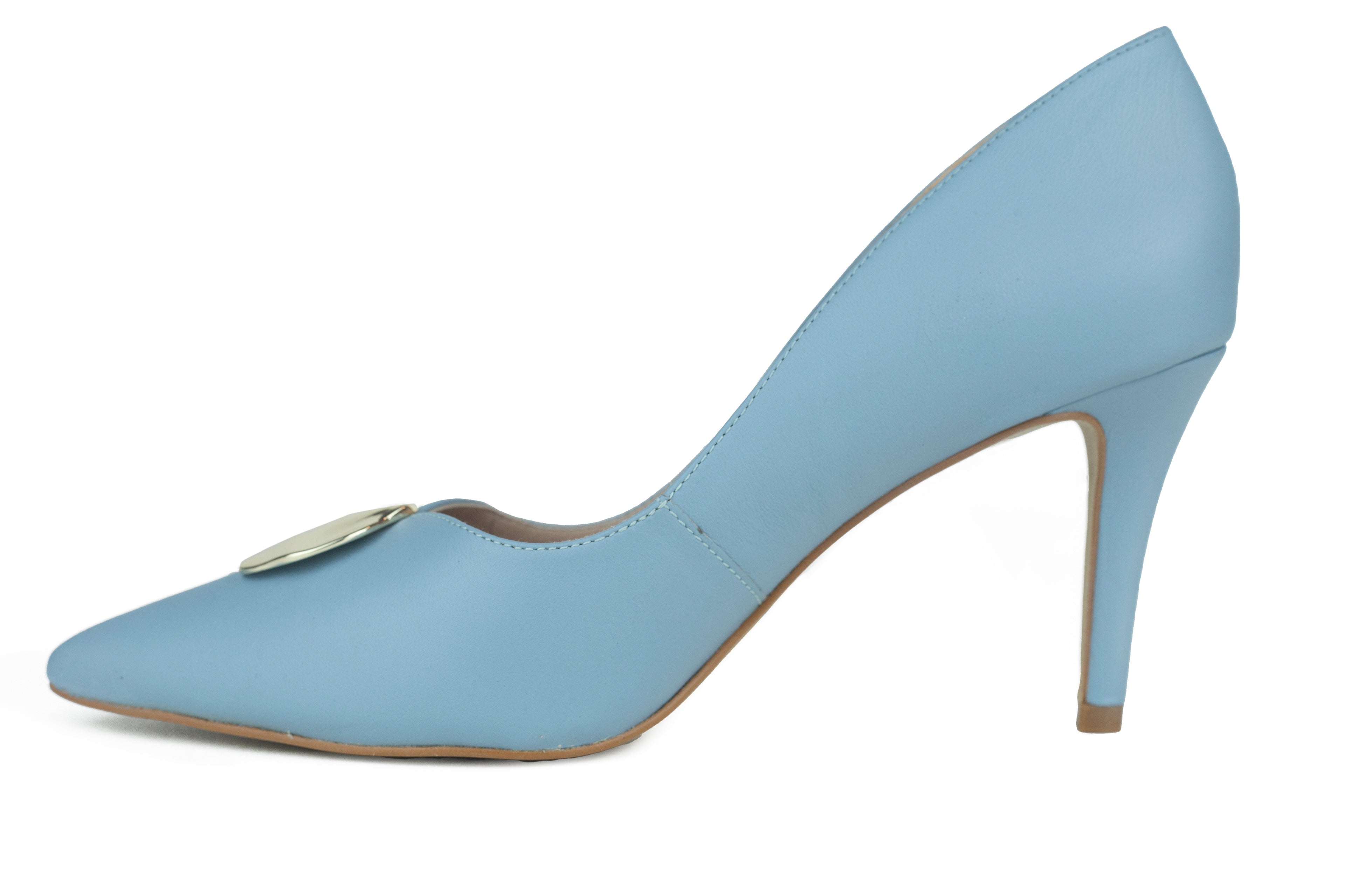 Sapato Maria Salto Médio Azul