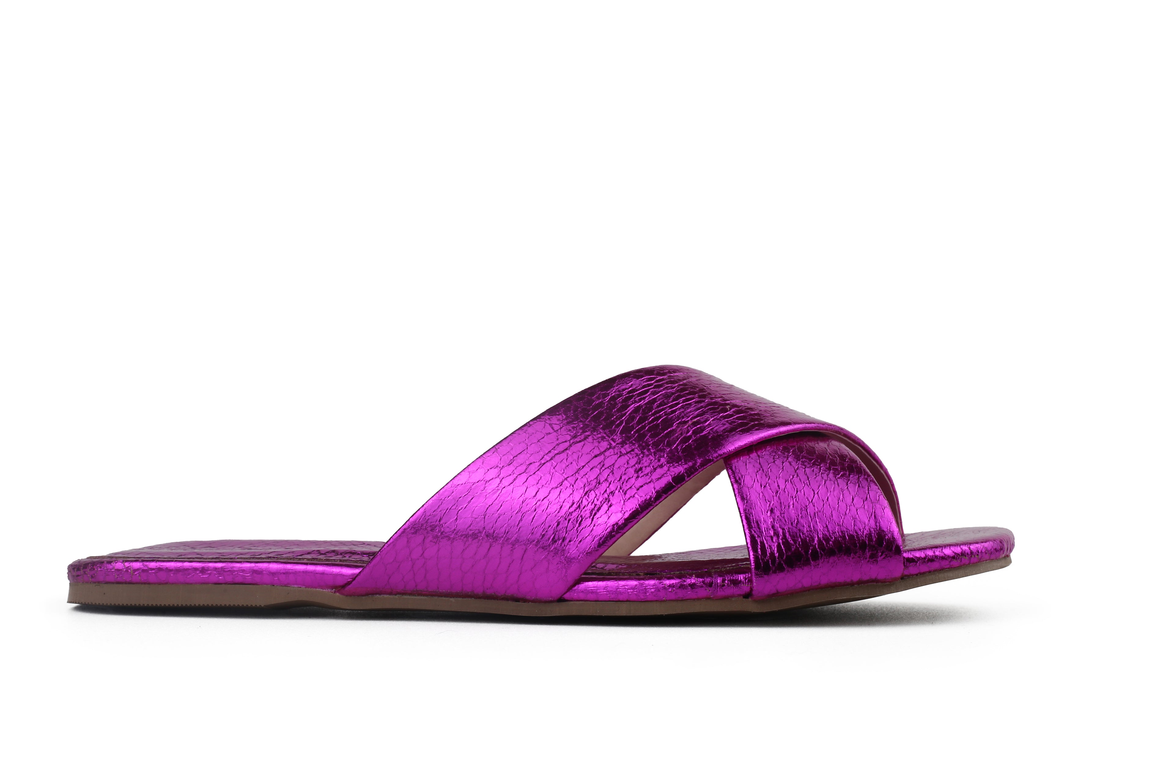 Rasteira Esmeralda Salto Baixo Rosa