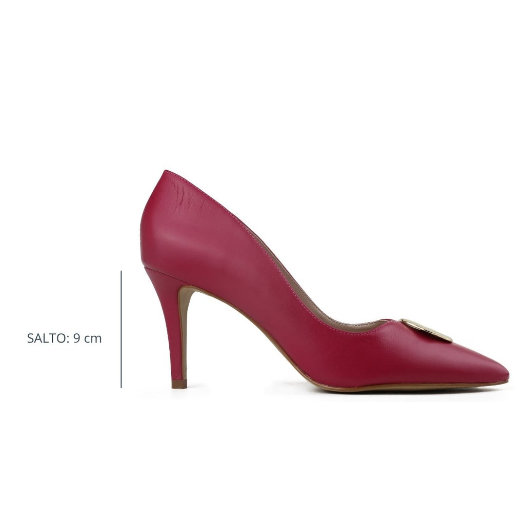Scarpin Maria Salto Médio Rosa