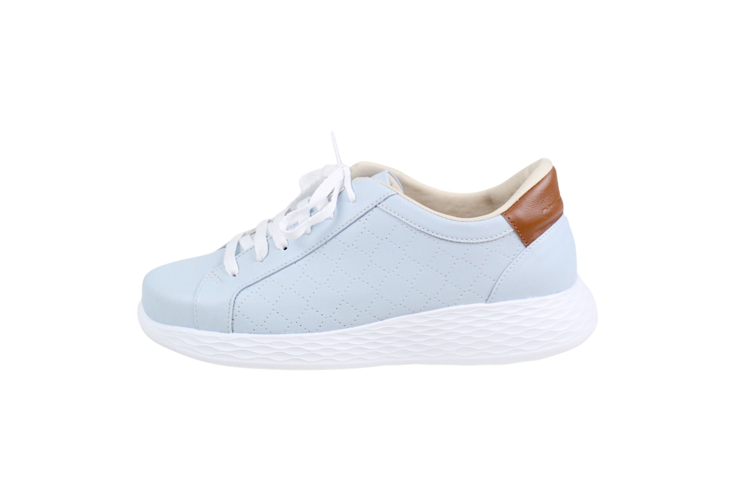 Tênis Paula Salto Baixo Azul