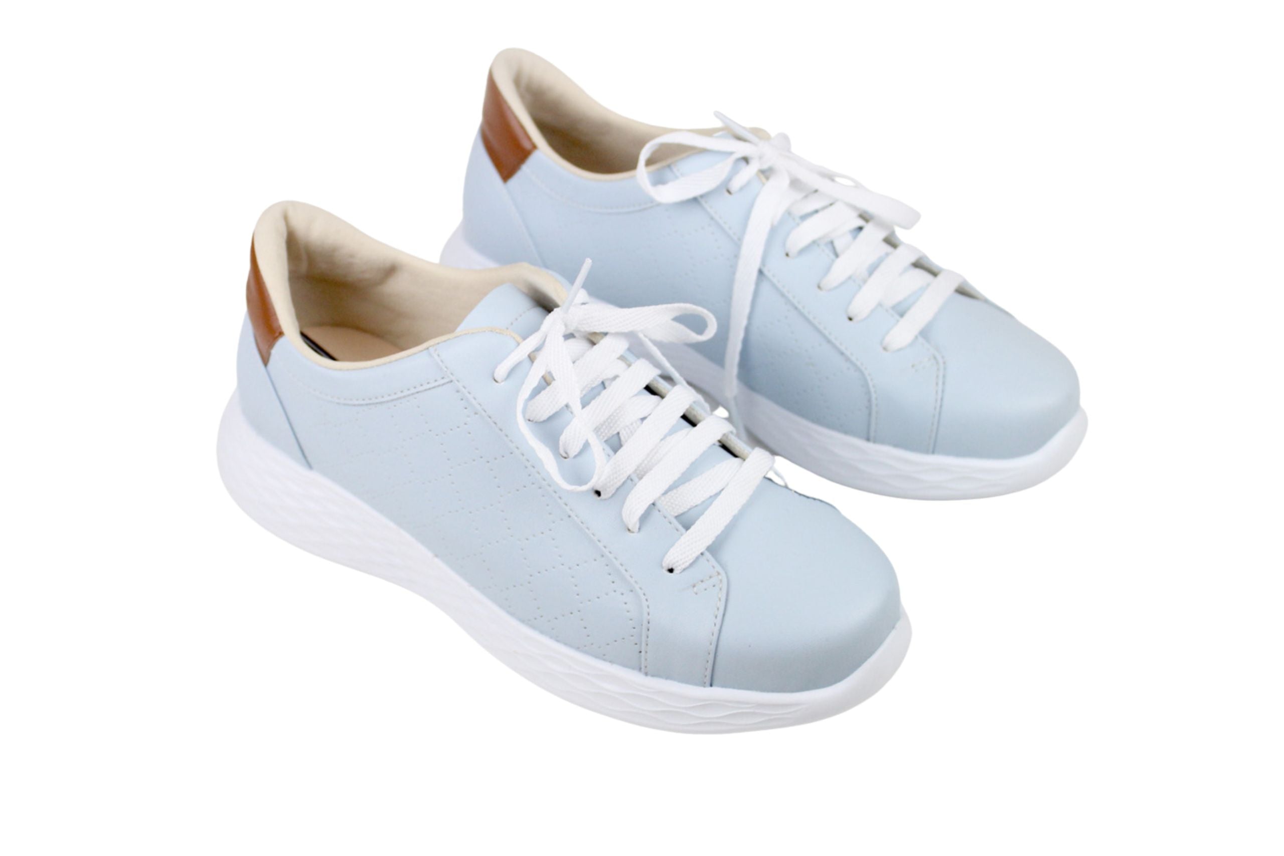 Tênis Paula Salto Baixo Azul